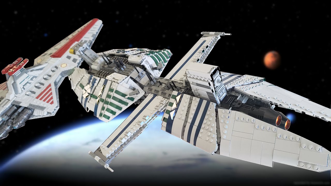 Звездный фрегат класса UCS Munificent MOC