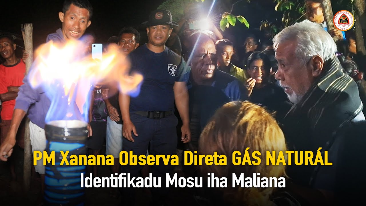 PM Xanana Observa Direta Gás Naturál Identifikadu Mosu iha ÁreaTapo-Memo Maliana