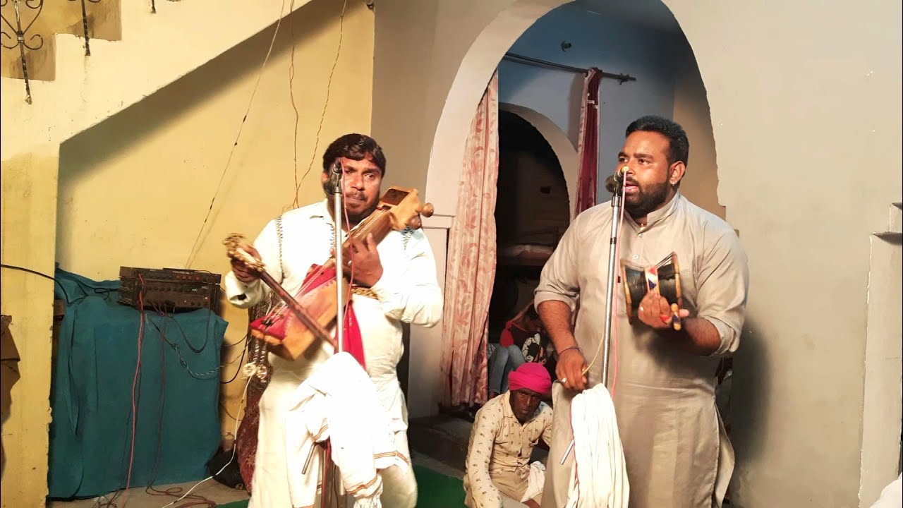 गोगाजी की सवारी की पेड़ी।मास्टर मोहन लाल हसनपुर वाले।गोगा जी का जागरण काला राम बाबा जी के घर।भाग:-11