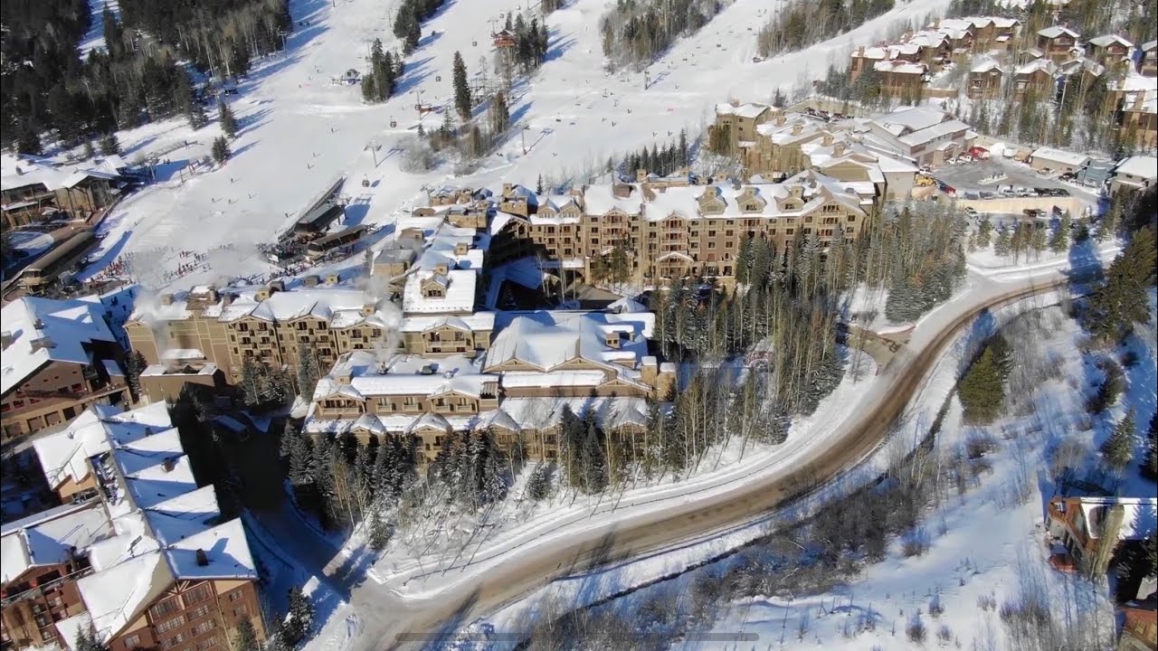 Teton Village Wyoming Aerial Tour 4K