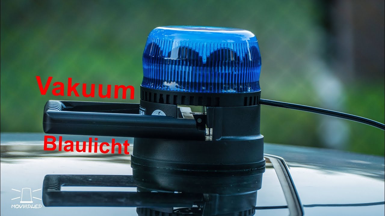 Standby Mercura Gyro LED Vakuum Blaulicht f&uuml;r Alu- und Glasd&auml;cher