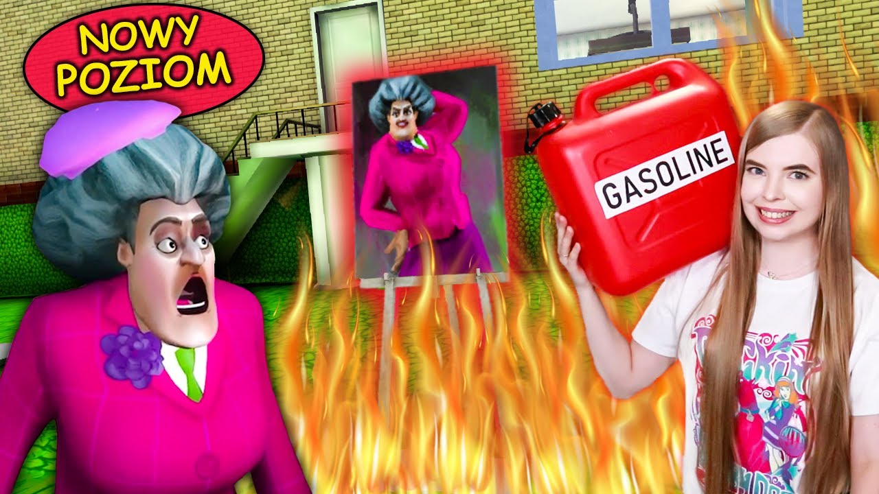 ZNISZCZYŁAM OBRAZ STRASZNEJ NAUCZYCIELKI 🔥😈 Scary Teacher 3D #16