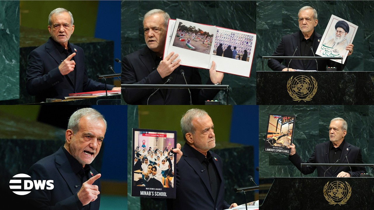 FULL FIERY SPEECH: Iranian President Accuses U.S. & Israel of Attacks, Defends Nuclear Rights | AC1E