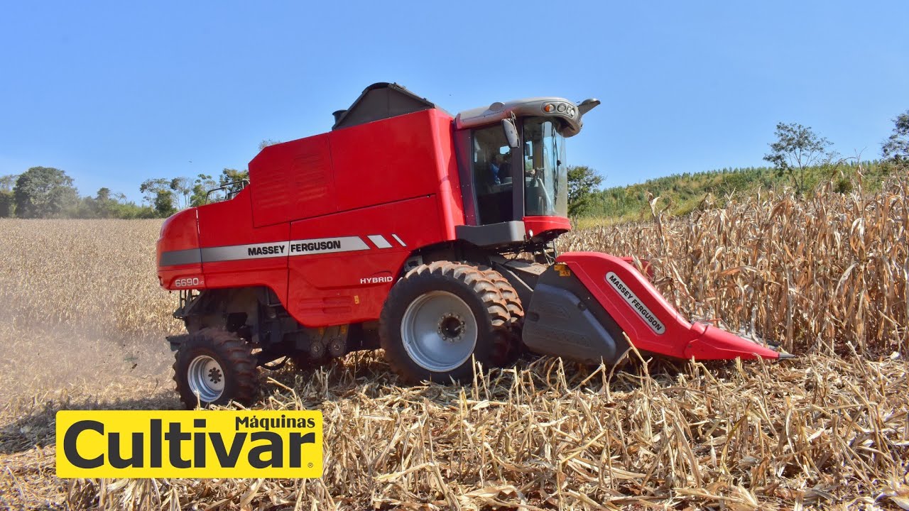 Test Drive exclusivo com a colhedora MF 6990 HD Hybrid da Massey Ferguson