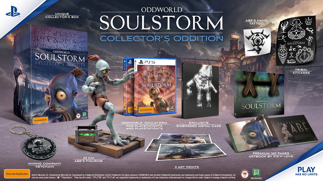Oddworld: Soulstorm -- rozpakowanie edycji kolekcjonerskiej
