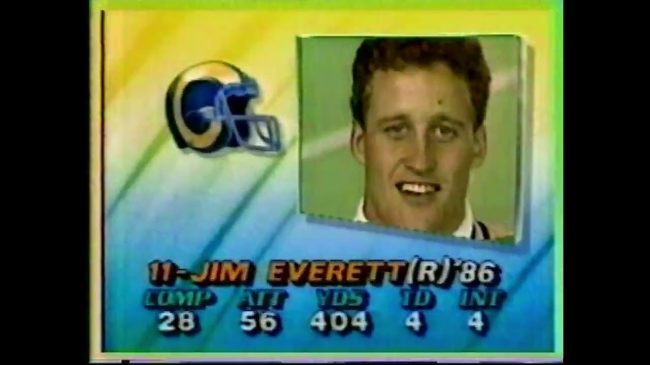 Dallas Cowboys @ Los Angeles Rams, Week 14 1986 Full Game