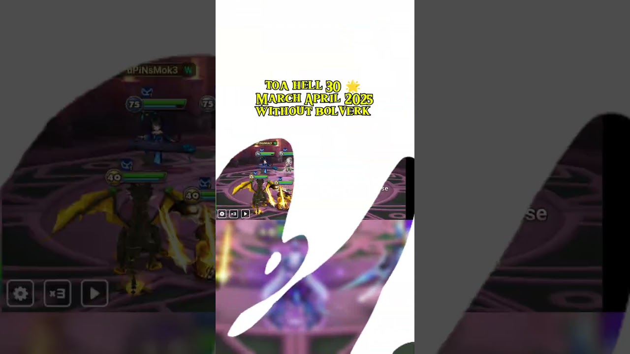 #toahell #toa #fyp #shorts #summonerswar #com2us #march #gaming #pve #without #bolverk
