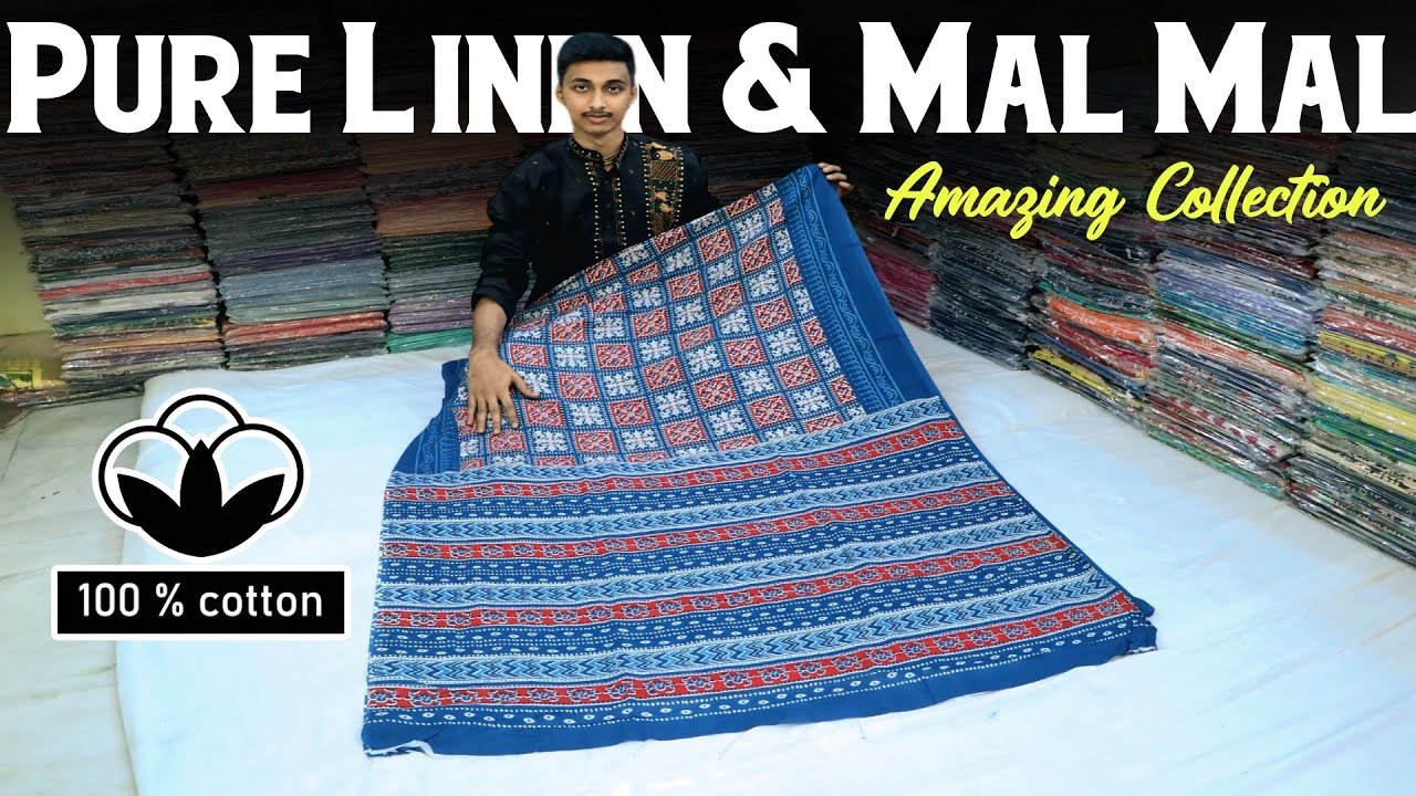 Cotton Mulmul Saree Manufacturer Kolkata/Hand Block Print/Skin Print Exclusive Collection 🔥