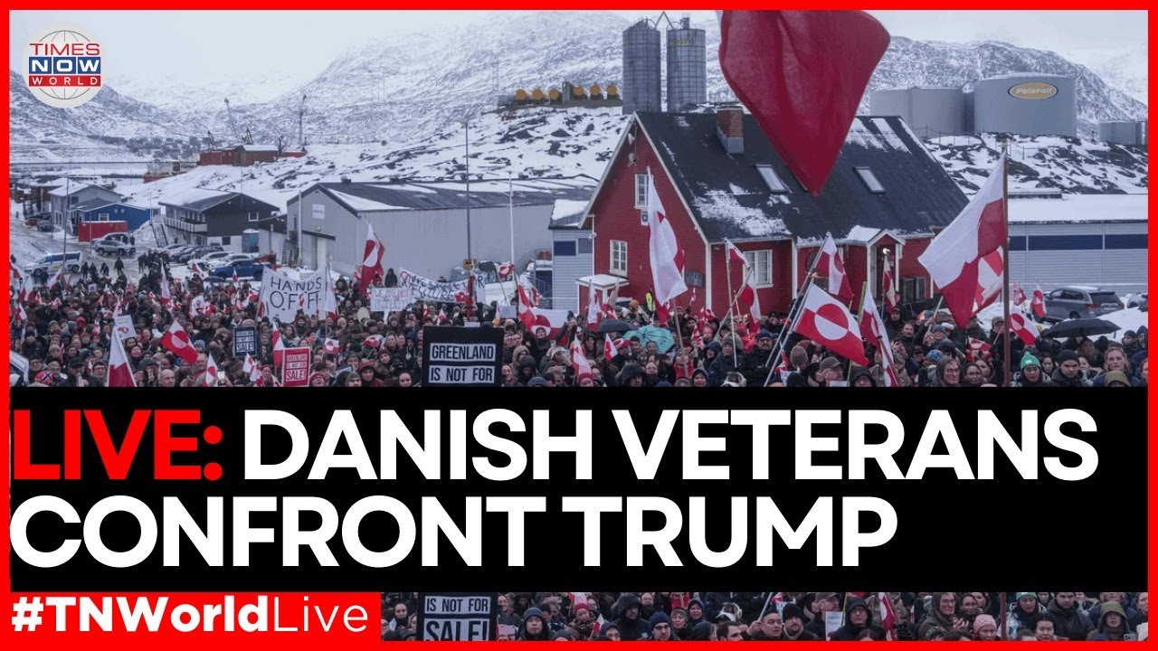 GREENLAND LIVE | Danish Veterans Protest Against President Trump's Greenland Annexation Threat