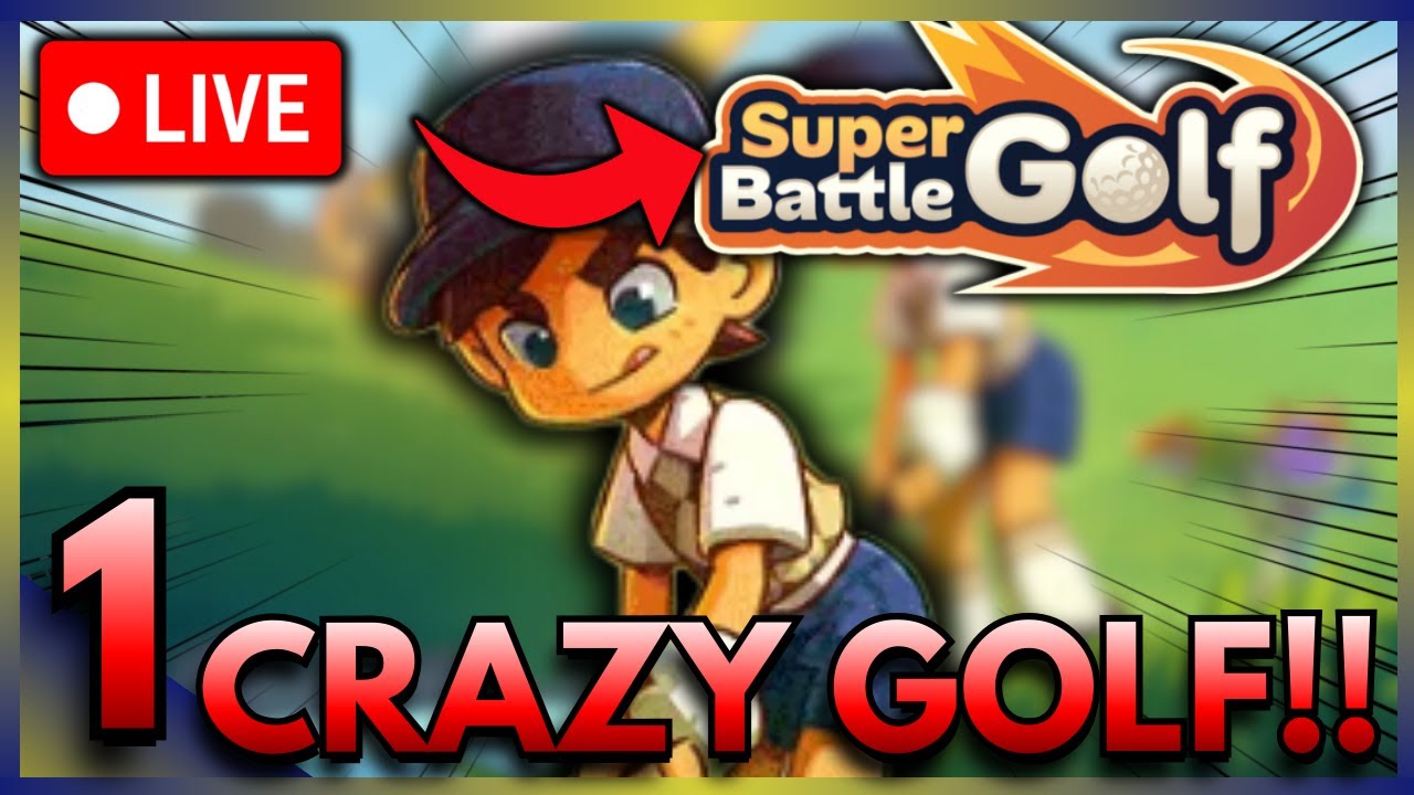 PLAYING SUPER BATTLE GOLF FOR THE FIRST TIME !🔴 (AGAIN)