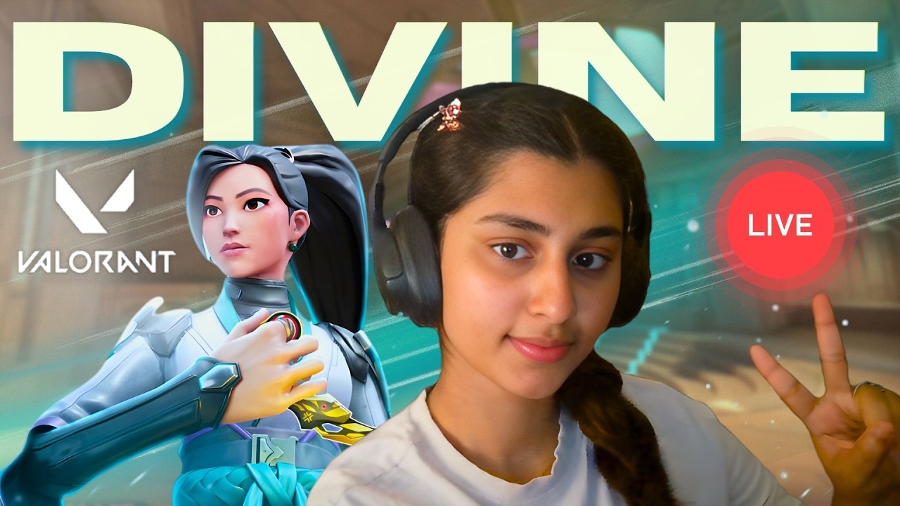 Valorant | the_only_sussmrithi | Live Stream | DIVINE R6 | GAMERGIRL