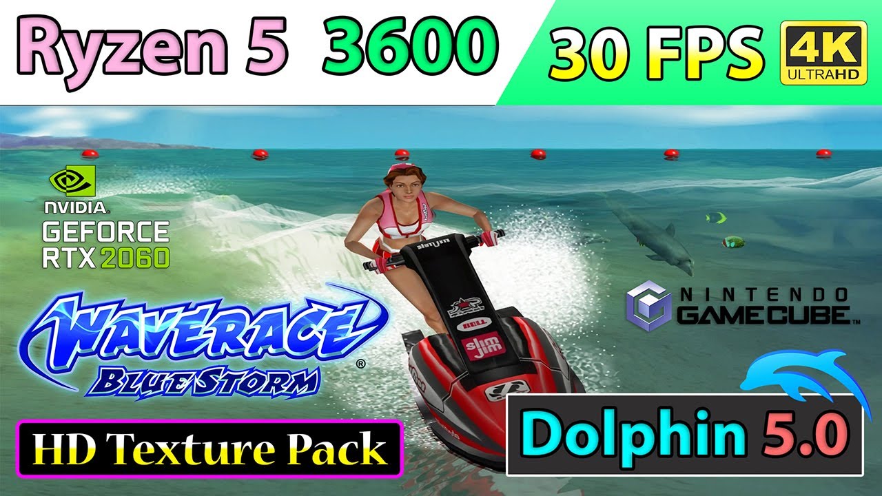 Wave Race: Blue Storm - HD Texture Pack &bull; 30 FPS &bull; 4K - Dolphin 5.0 | Ryzen 5 3600