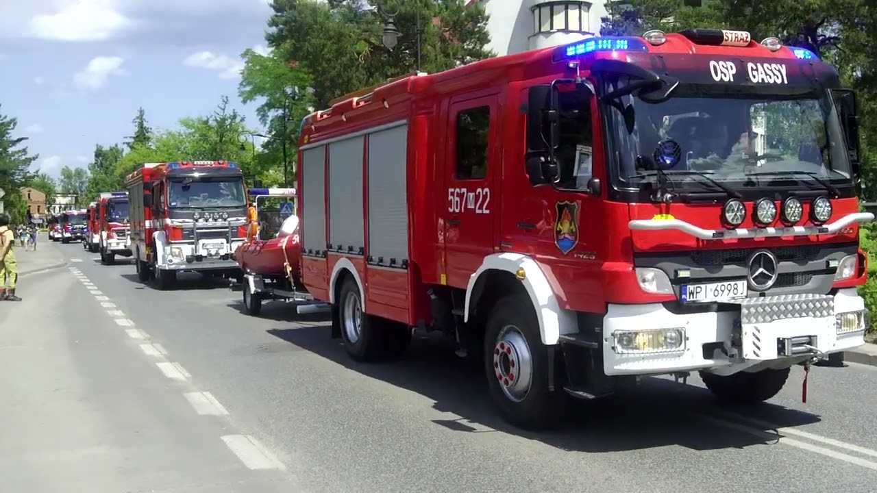 DZIEN STRAZAKA 100 LECIE OSP CICISZEW .PARADA STRAZACKA  Z ORKIESTRAMI DETYMI 26-05-2024 KONSTANCIN