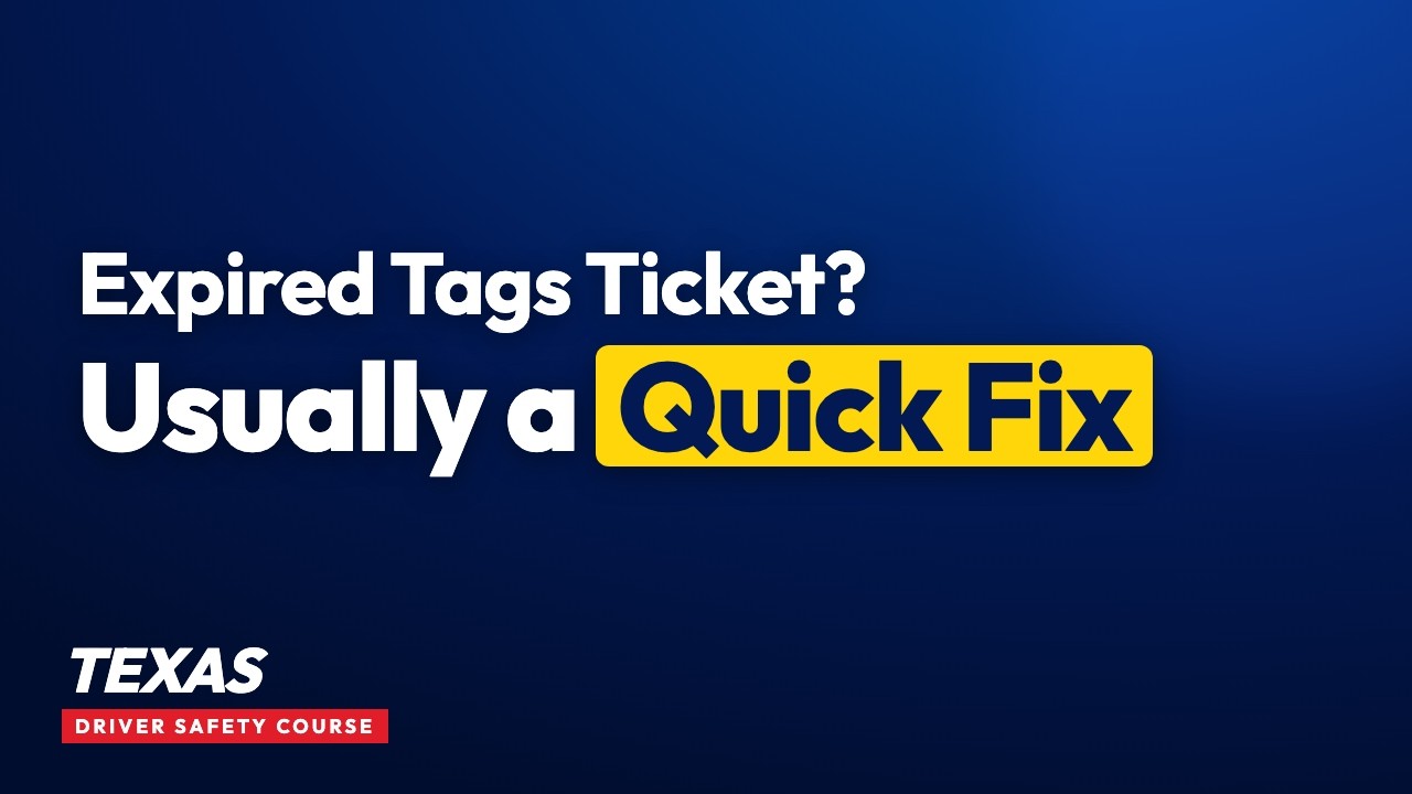 Texas Expired Registration Ticket: The Quick Fix (2026)