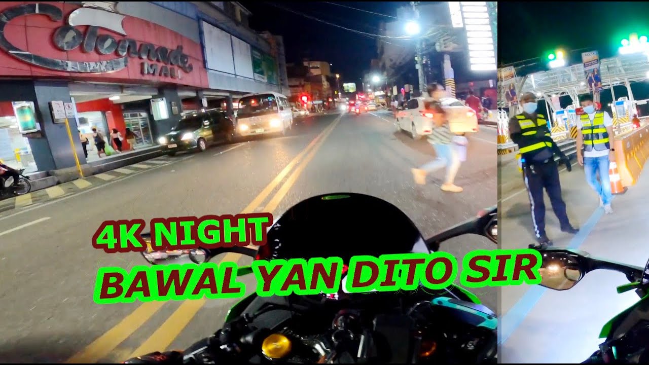 Colon Street 4K Night Ride || GoPro Motorcycle POV Night Drive Cebu City