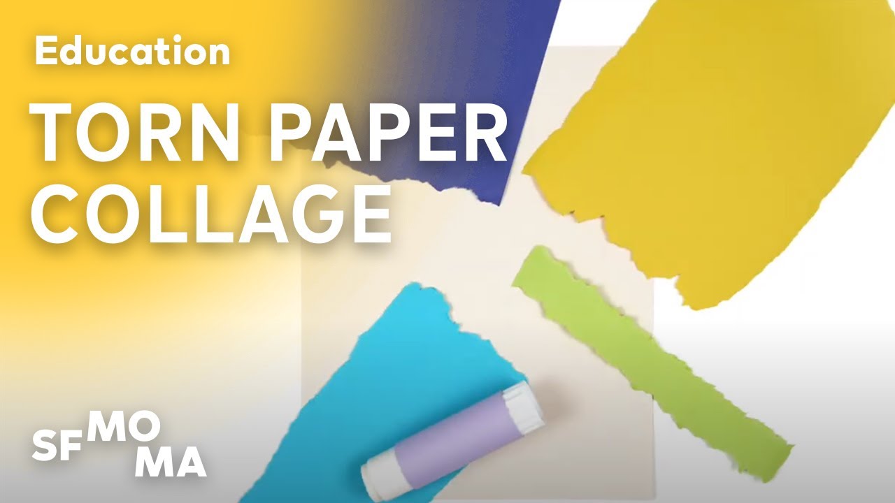Torn Paper Collage: An Art Project Inspired by Helen Frankenthaler