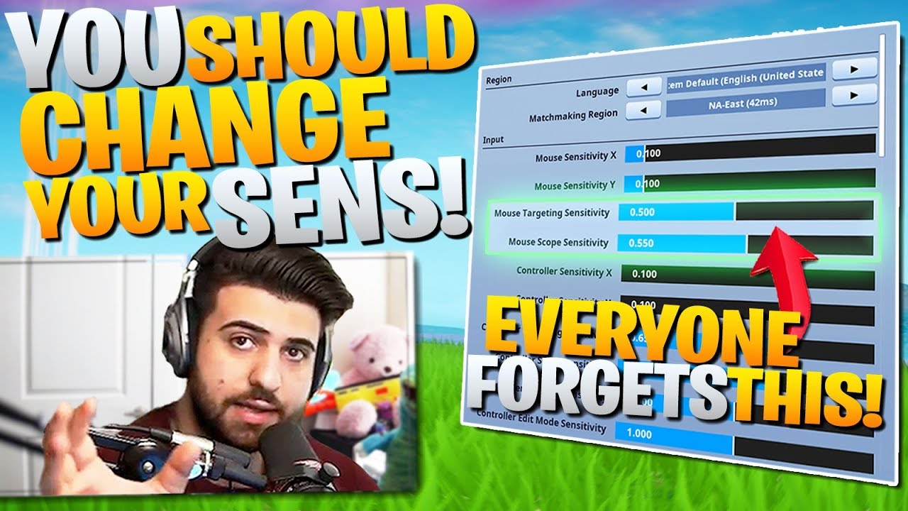 Why Your Sensitivity is HOLDING YOU BACK! (Change it!) - Fortnite Battle Royale