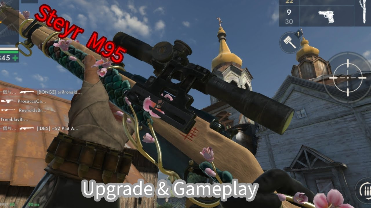 Steyr M95 Upgrade and Gameplay 🔥🔥🔥| World War Heroes