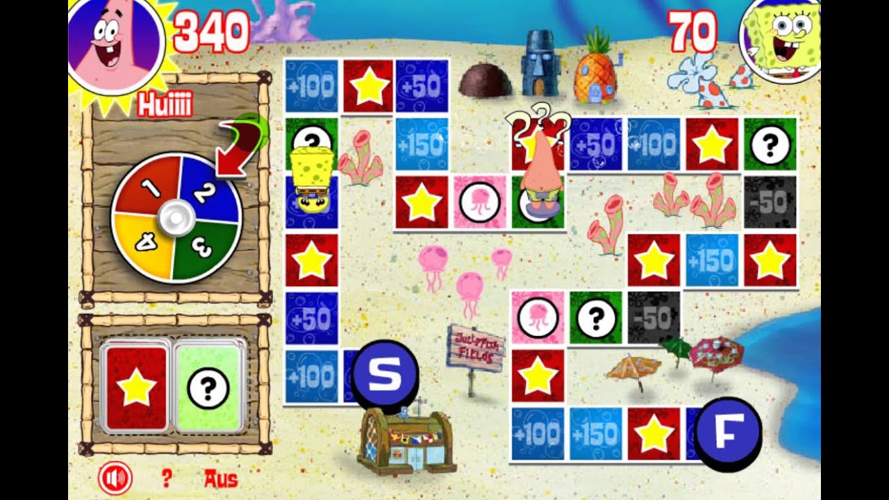 SPONGEBOB Squarepants Game - The Race to Goo Lagoon online minigames PATRICK - 4kids
