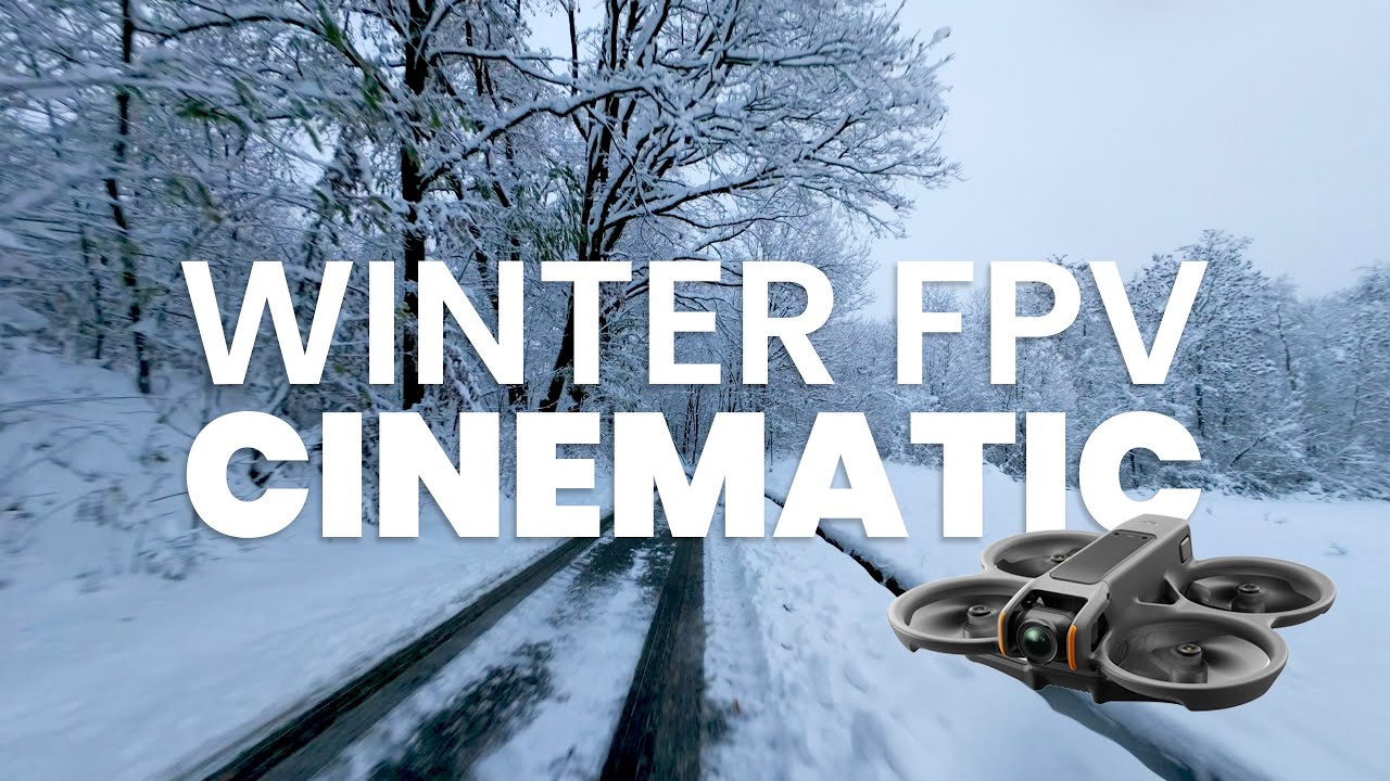Winter FPV Cinematic Drone Flight in Poland ❄️ | Crash