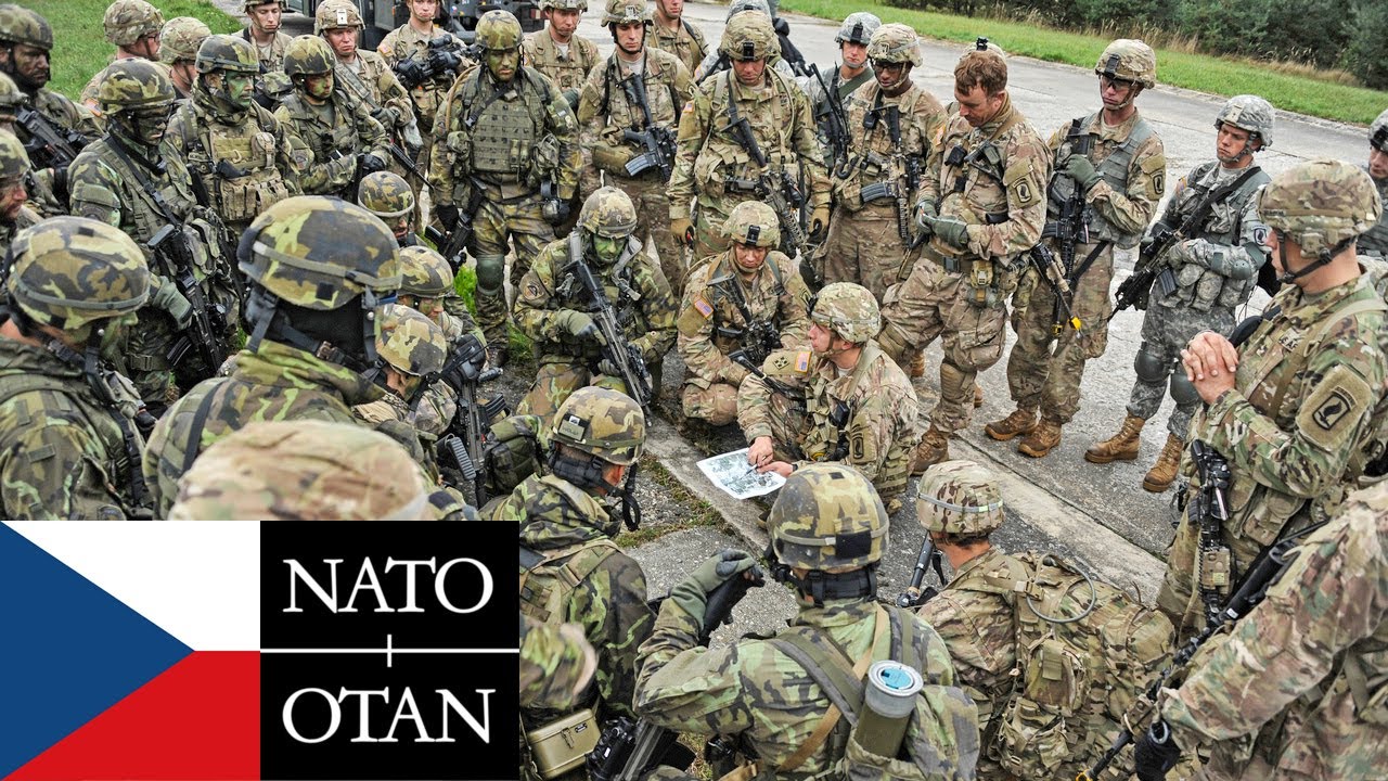 Чешская армия, НАТО. Украинские военные тренируются в Чехии.