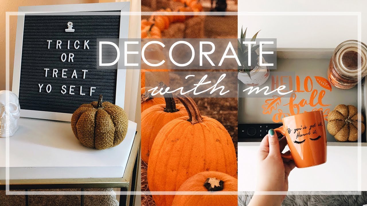 FALL DECORATE WITH ME 2018 // DECORATING ON A BUDGET