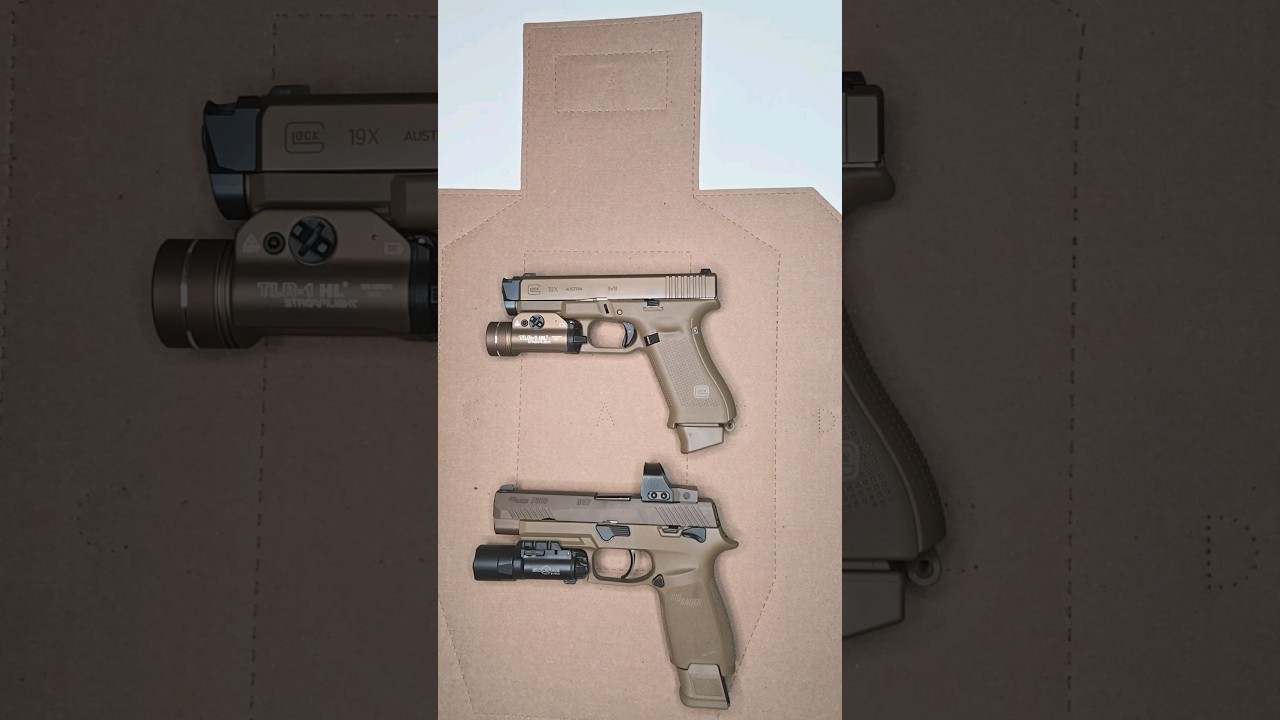 Какой пистолет лучше? Glock 19x или Sig Sauer P320 M17? #glock #sig