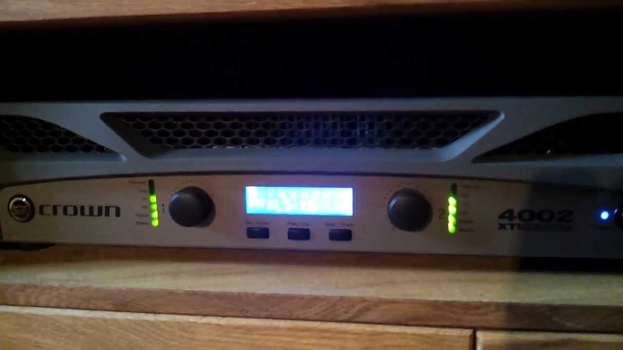 New Amplifier! Crown XTi 4002