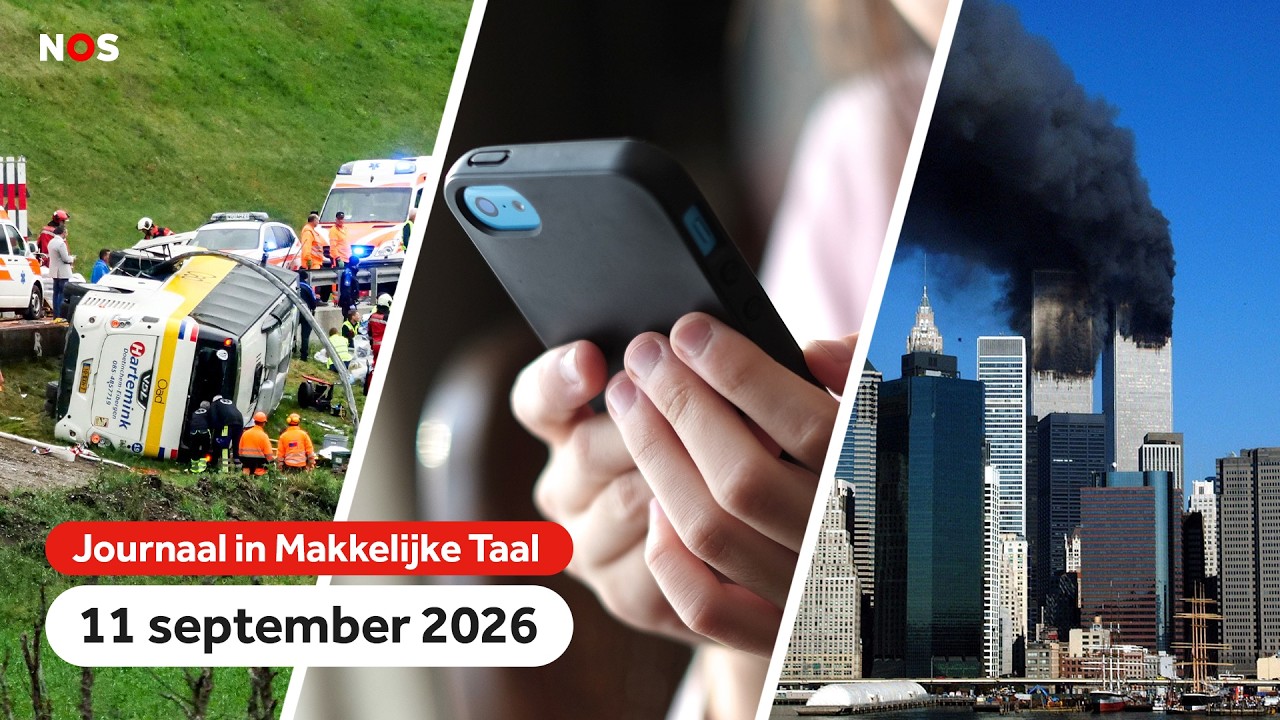 Ernstig busongeluk Zwitserland, regering wil verbod sociale media kinderen, herdenking 11 september