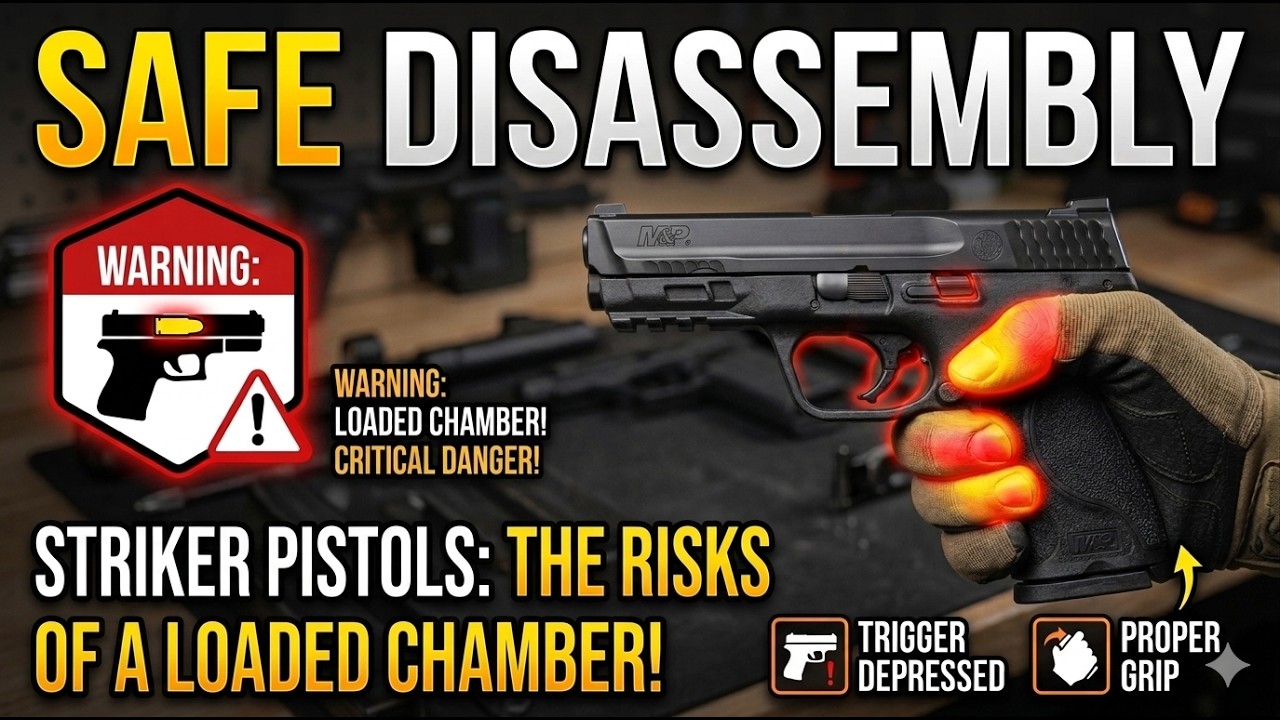 There IS a safe method fo field strip some loaded striker pistols, just not a Glock
