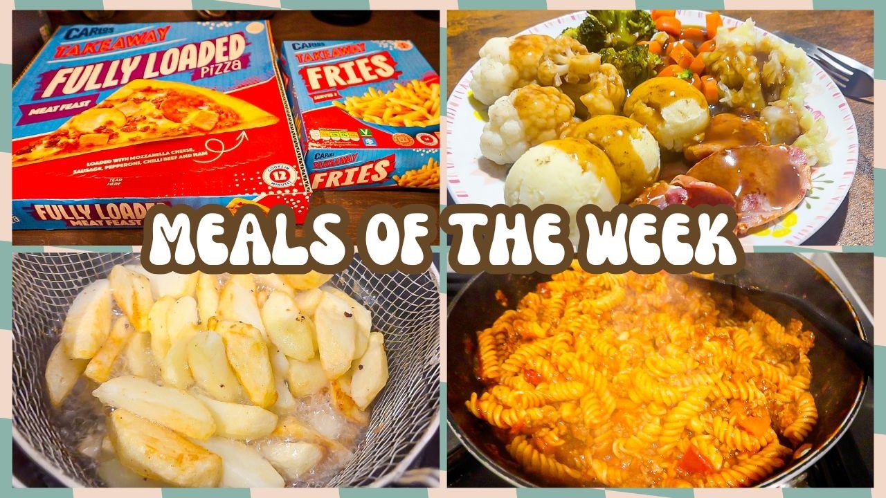 Real Life UK Meals of the Week | British Comfort Food #comfortfood #britishfood #mealsoftheweek