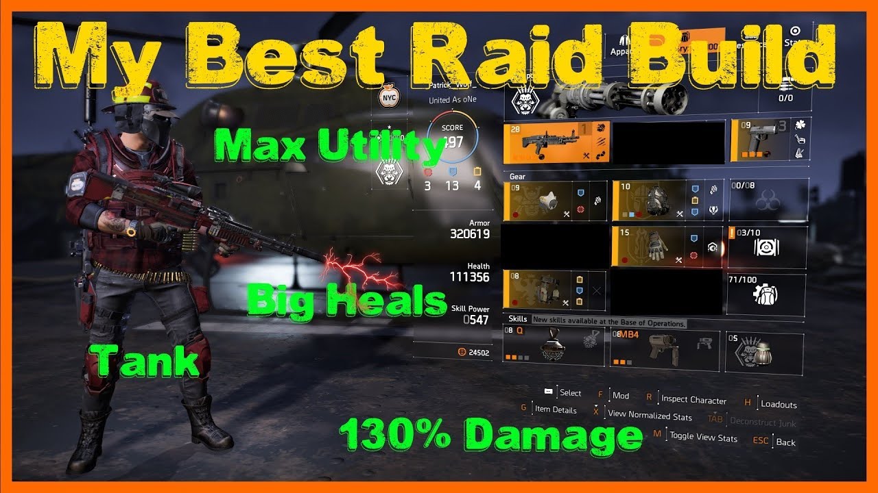 The Division 2 | My Best Raid Build | Crazy utility