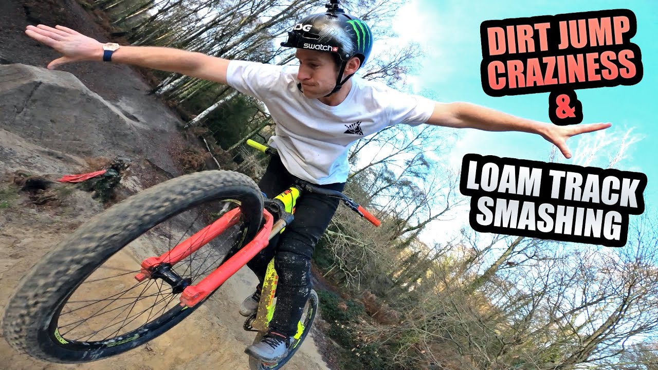 DIRT JUMP MTB CRAZINESS AND LOAM TRACK SMASHING ON ENDURO BIKES!