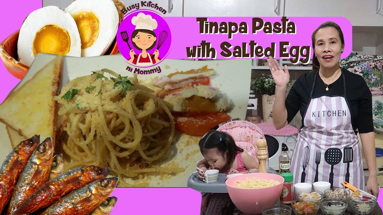 TINAPA PASTA WITH SALTED EGG | Vlog #3