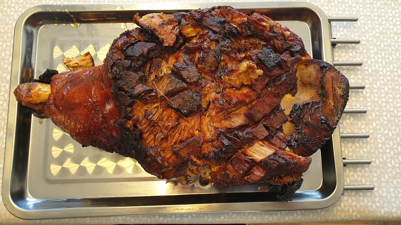 JAMON ASADO EN BARBACOA