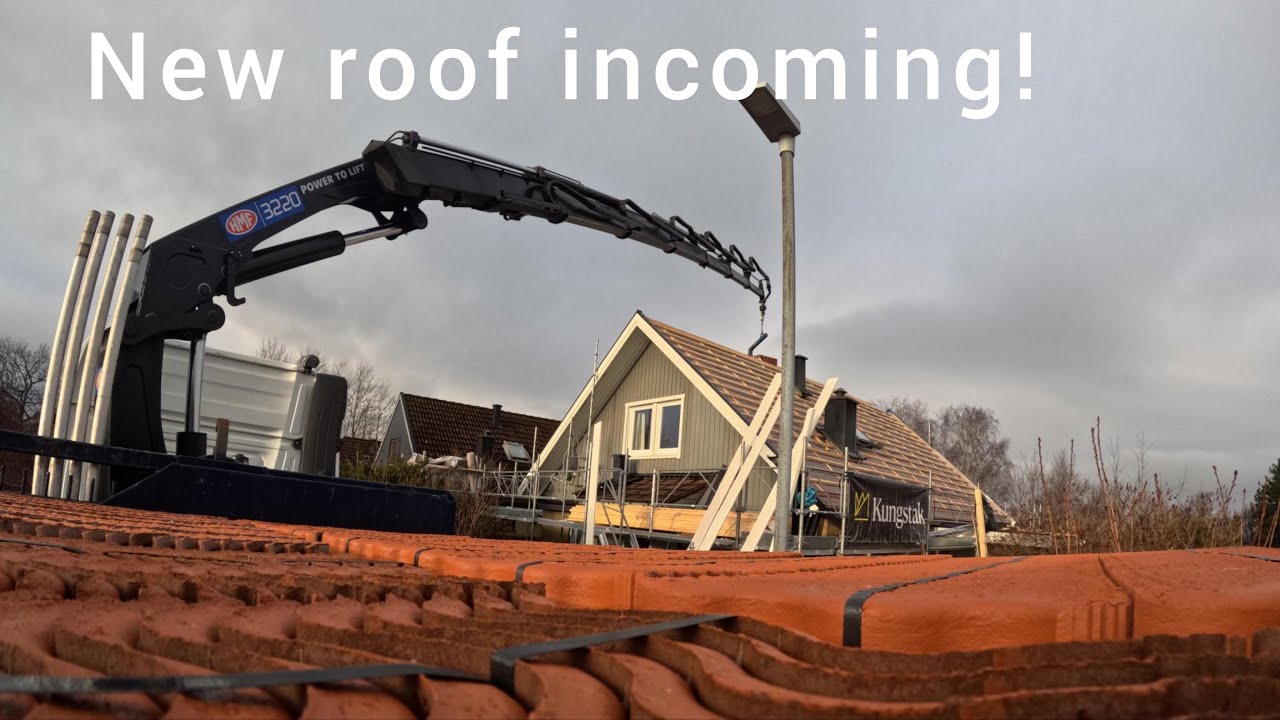 8 tons of roof tiles = easy work!