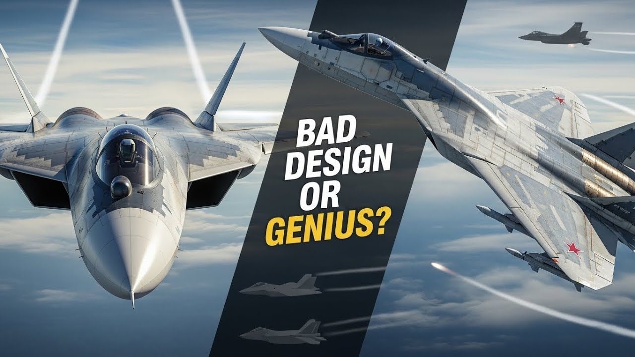 Why the Su-57 Is Smarter Than the F-22 and F-35 Think #history #documentary #military