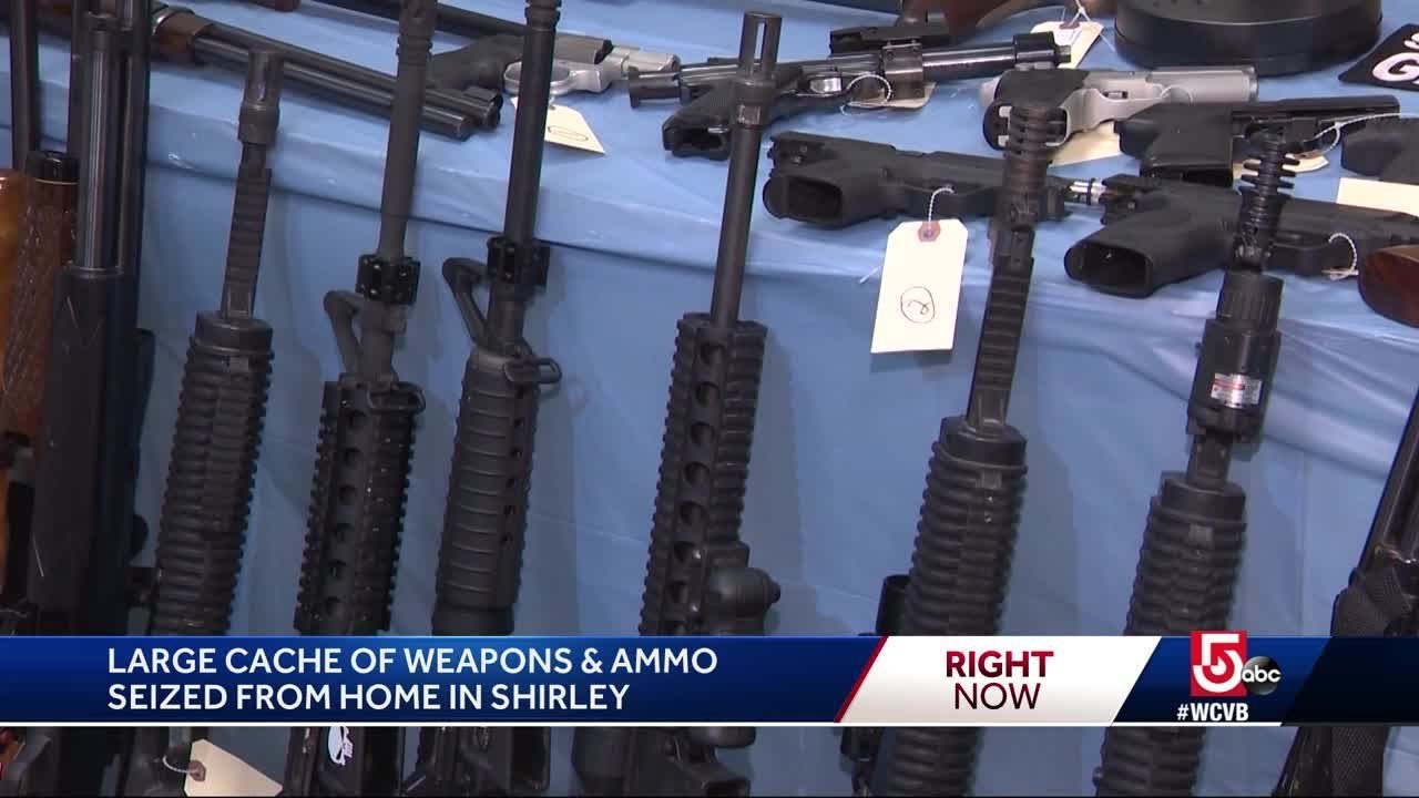 Large cache of weapons, ammo seized from home