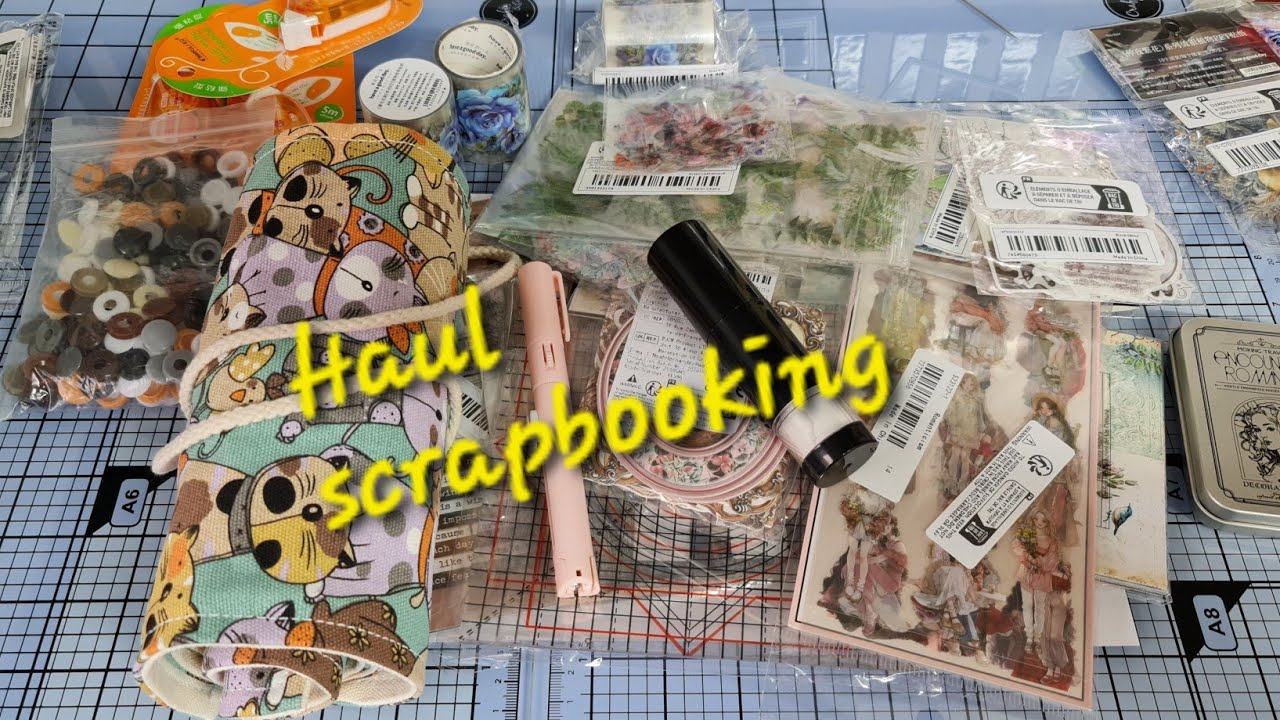 Big haul Temu .Spécial scrapbooking.