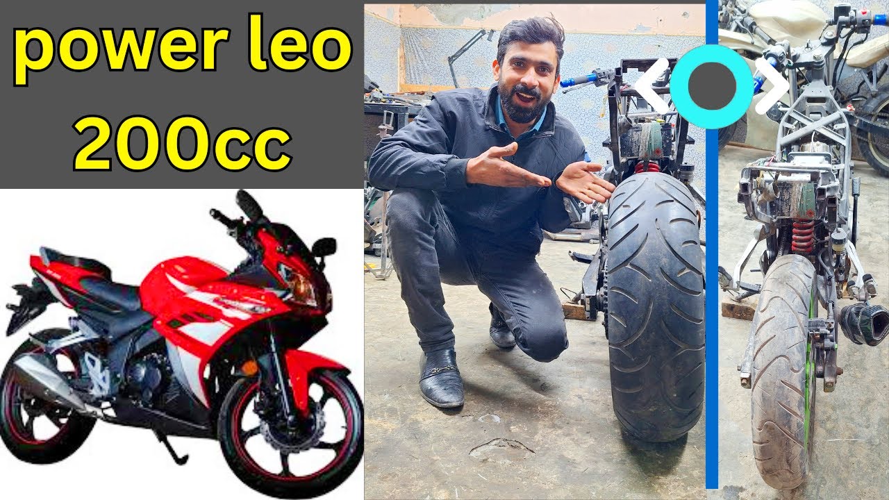 pakistan me pehli bar 200cc motorcycl ka itna bada tire 🚀