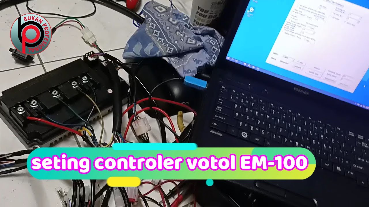 VOTOL EM-100 seting controler votol EM-100 lengkap auto mahir