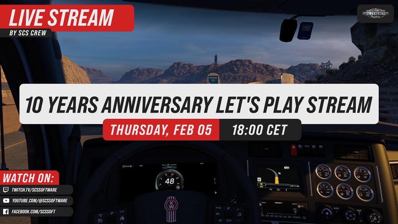 10th Anniversary of ATS! | Let's Play American Truck Simulator Episode 75 🚛