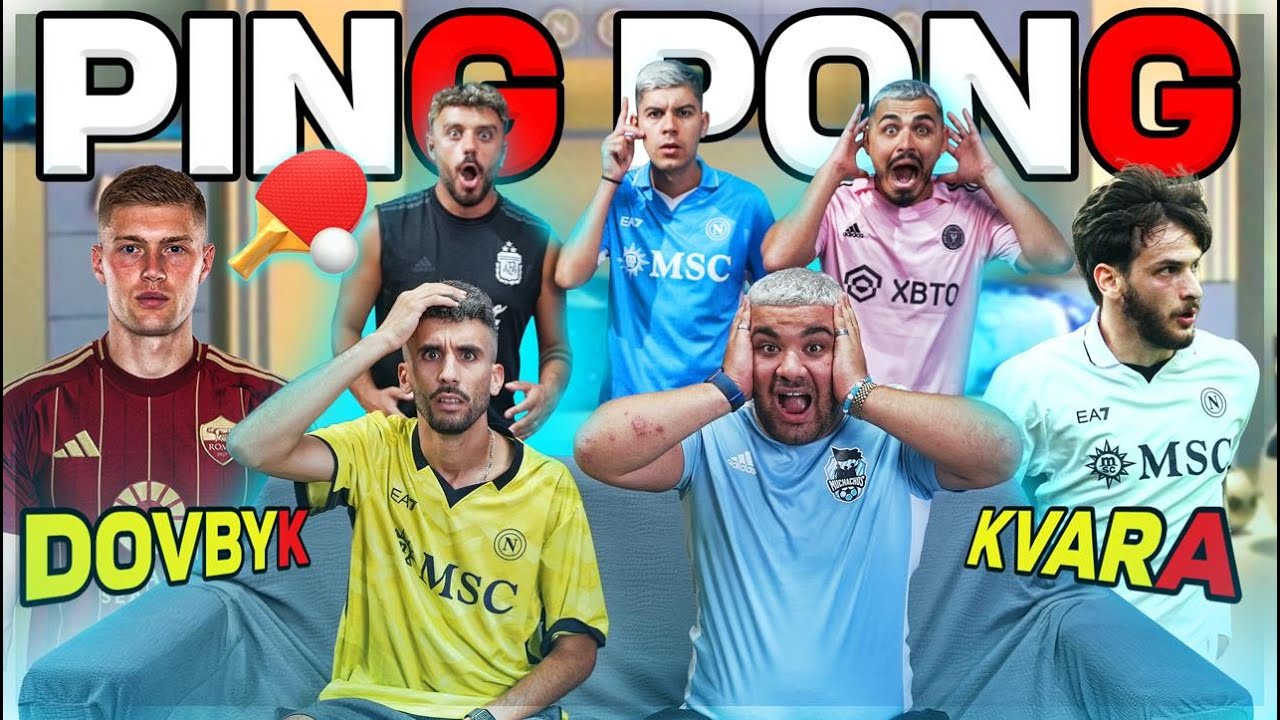 🏓 PING PONG CON I CALCIATORI 100% DIVERTENTE 😂