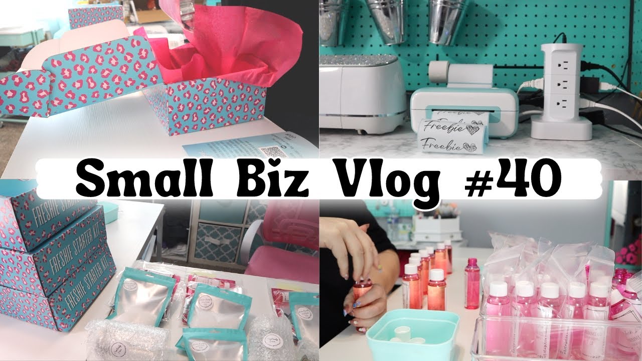 Small Business Vlog #40 / Restocking Inventory + Packaging Orders / Work With Me Studio Hours