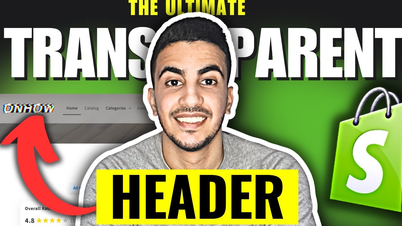 How To Make Header Transparent On Shopify (Update)