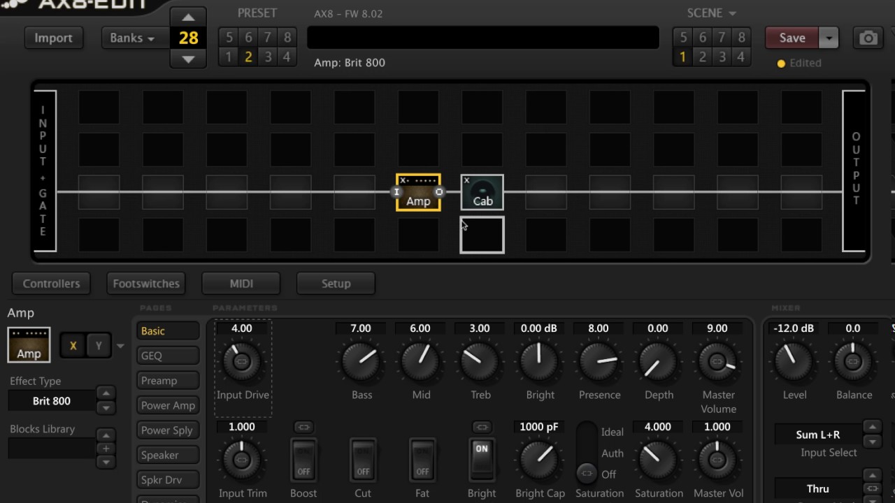Free AX8 Preset - JCM 800 with Blackback Speakers