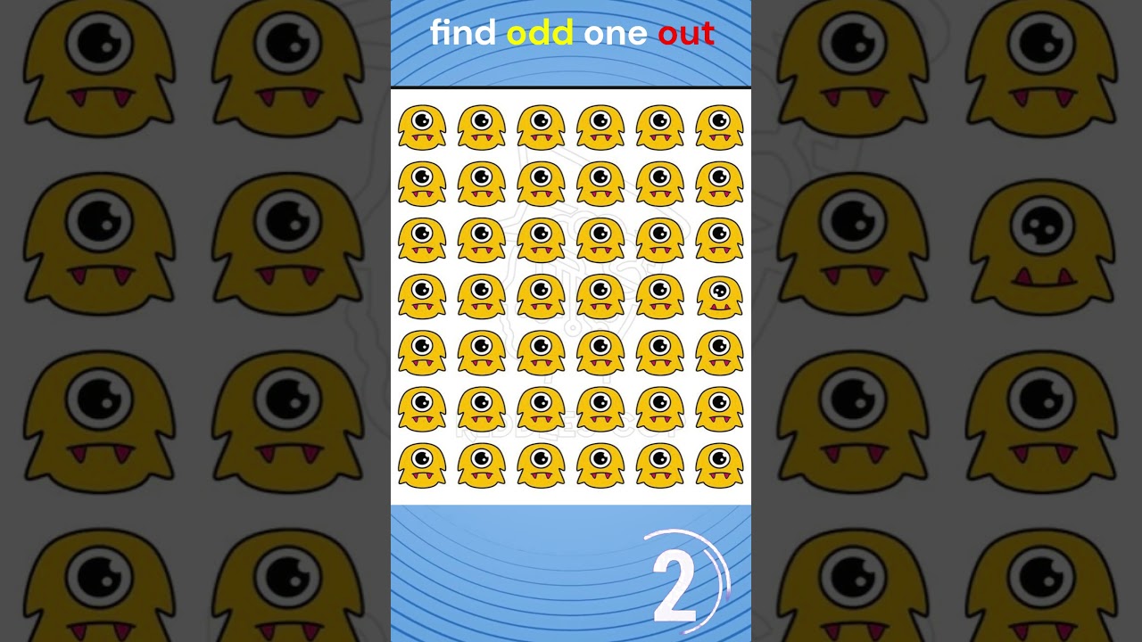 FIND ODD ONE OUT |#braintest