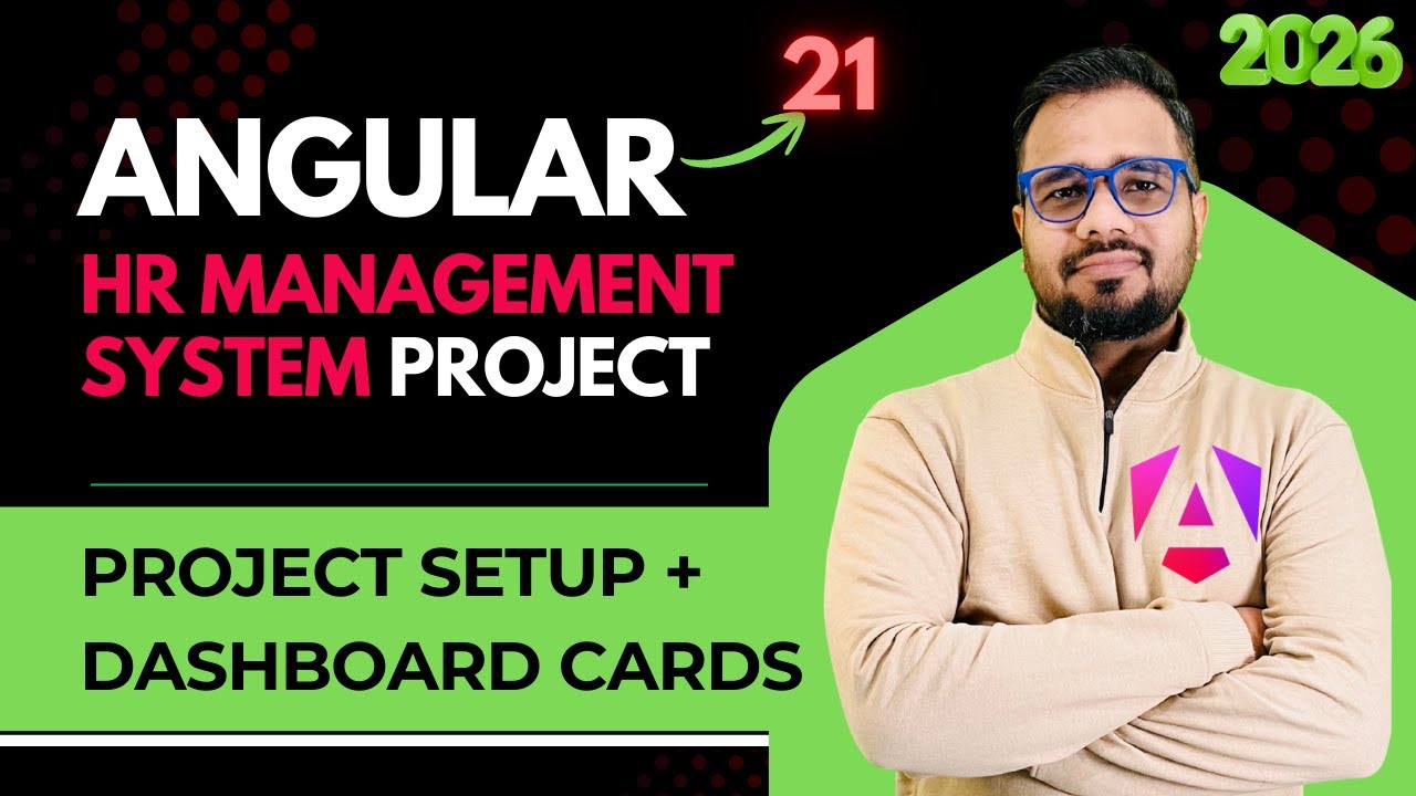#1 - HR Management System Project | Angular 21 Setup & Dashboard
