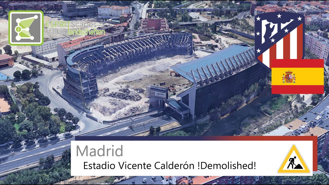 Estadio Vicente Calderón !Demolished! | Atlético Madrid | Google Earth | 2020