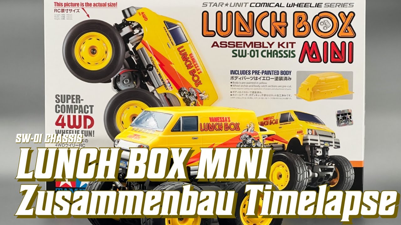 Tamiya Lunch Box mini 57409 SW-01 Zusammenbau Time Lapse